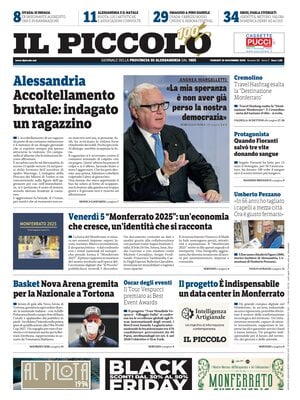 Prima Pagina "Il Piccolo (Alessandria)"