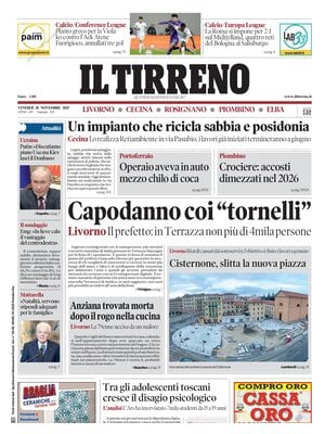Il Tirreno (Livorno, Cecina, Rosignano, Piombino, Elba)