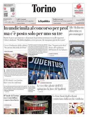 Prima Pagina "La Repubblica (Torino)"
