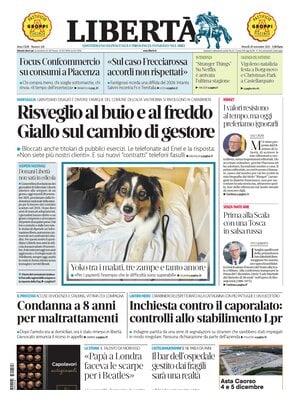 Prima Pagina "Libertà (Piacenza)"