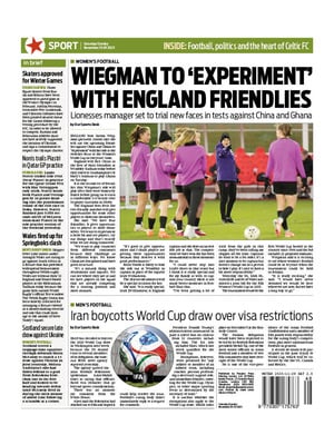 Prima Pagina "Morning Star Sport"