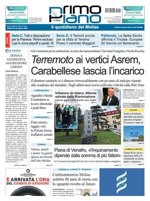 Prima Pagina "Primo Piano Molise"