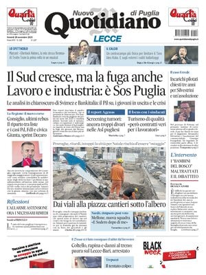 Prima Pagina "Nuovo Quotidiano di Puglia (Lecce)"