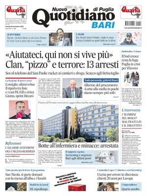 Prima Pagina "Nuovo Quotidiano di Puglia (Bari)"