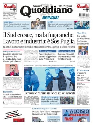 Prima Pagina "Nuovo Quotidiano di Puglia (Brindisi)"