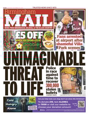 Prima Pagina "Birmingham Mail"