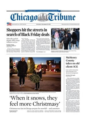 Prima Pagina "Chicago Tribune"