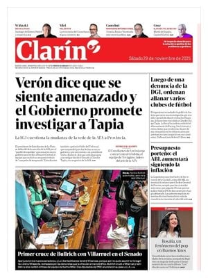 Prima Pagina "Clarín"