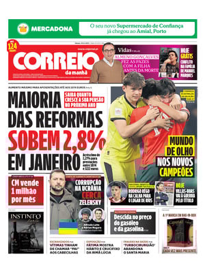 Prima Pagina "Correio da Manhã"