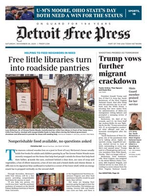 Prima Pagina "Detroit Free Press"