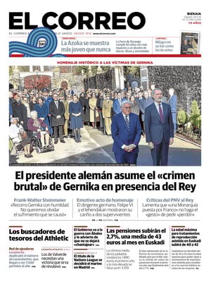 Prima Pagina "El Correo"