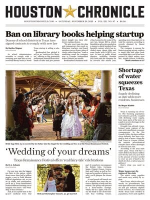 Prima Pagina "Houston Chronicle"