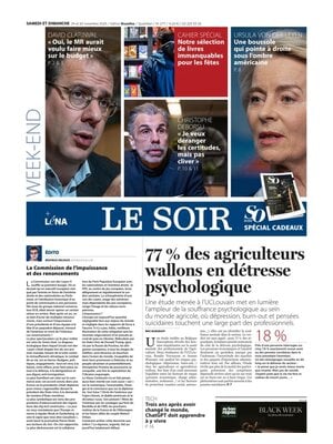 Prima Pagina "Le Soir"