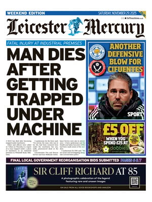 Prima Pagina "Leicester Mercury"