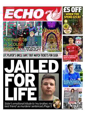 Prima Pagina "Liverpool Echo"