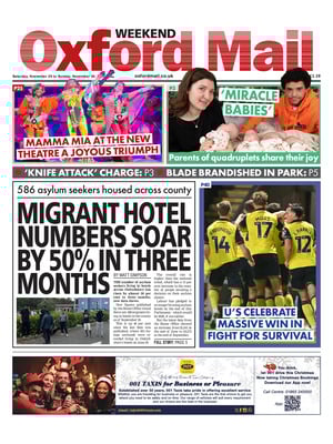 Prima Pagina "Oxford Mail"
