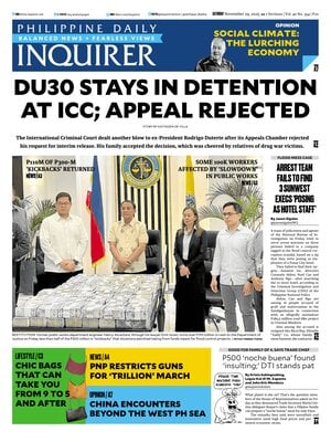 Prima Pagina "Philippine Daily Inquirer"