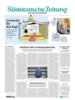 Prima Pagina "Süddeutsche Zeitung"