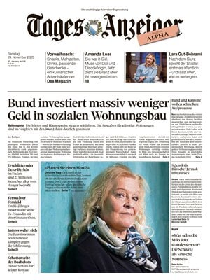 Prima Pagina "Tages-Anzeiger (Tagi TA)"