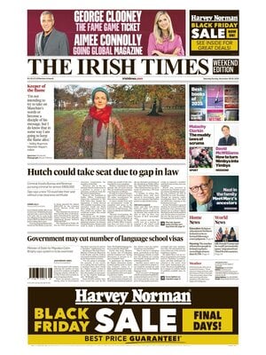Prima Pagina "The Irish Times"