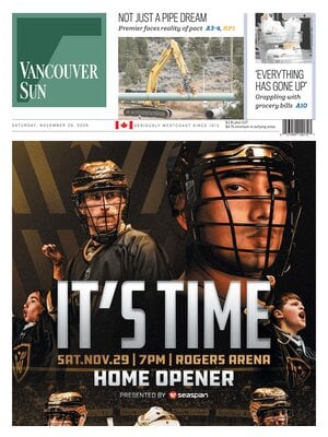 Prima Pagina "Vancouver Sun"