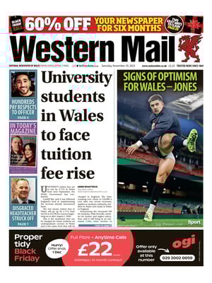 Prima Pagina "Western Mail (Wales)"