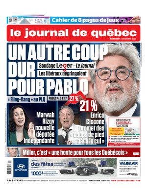 Prima Pagina "Le Journal de Québec"
