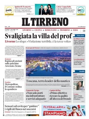 Il Tirreno (Livorno, Cecina, Rosignano, Piombino, Elba)