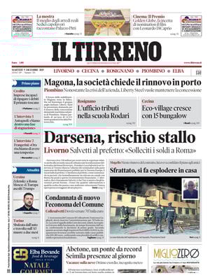 Il Tirreno (Livorno, Cecina, Rosignano, Piombino, Elba)