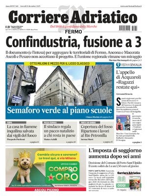 Prima Pagina "Corriere Adriatico (Fermo)"