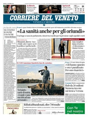 Prima Pagina "Corriere del Veneto"