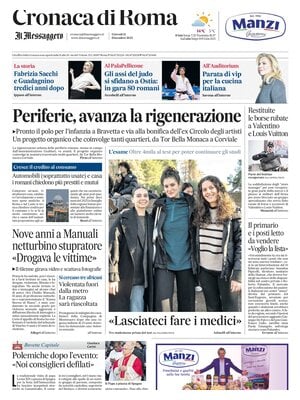Prima Pagina "Cronaca di Roma (Il Messaggero)"
