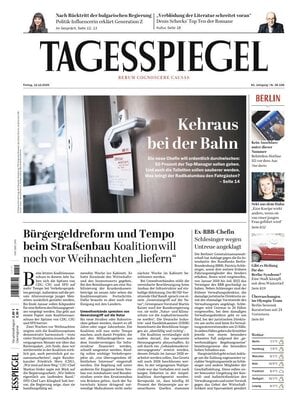 Prima Pagina "Der Tagesspiegel"