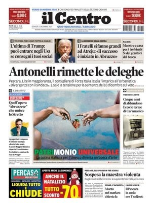 Prima Pagina "Il Centro (Pescara)"