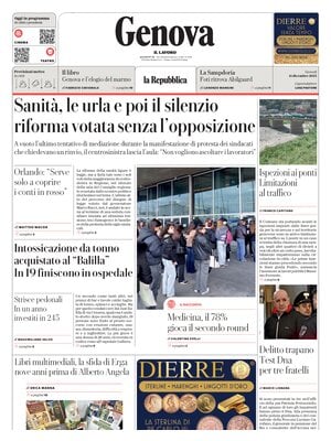 Prima Pagina "La Repubblica (Genova)"