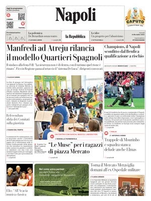 Prima Pagina "La Repubblica (Napoli)"
