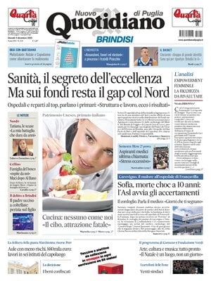 Prima Pagina "Nuovo Quotidiano di Puglia (Brindisi)"