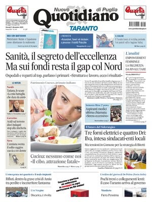 Prima Pagina "Nuovo Quotidiano di Puglia (Taranto)"
