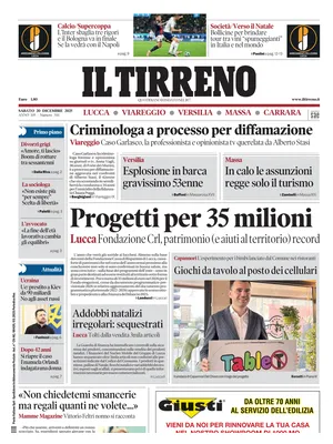 Il Tirreno (Lucca, Viareggio, Versilia, Massa, Carrara)