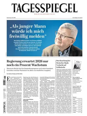 Prima Pagina "Der Tagesspiegel"