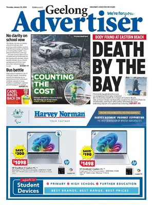 Prima Pagina "Geelong Advertiser"