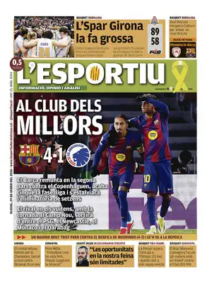 Prima Pagina "L'Esportiu"