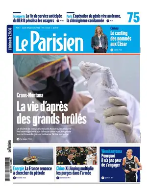 Prima Pagina "Le Parisien"