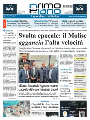 Prima Pagina "Primo Piano Molise"