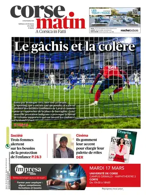 Prima Pagina "Corse-Matin"