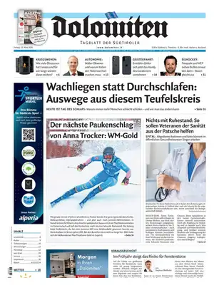Prima Pagina "Dolomiten"