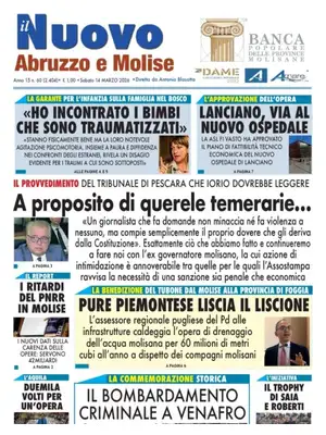 Prima Pagina "Il Nuovo Abruzzo e Molise"