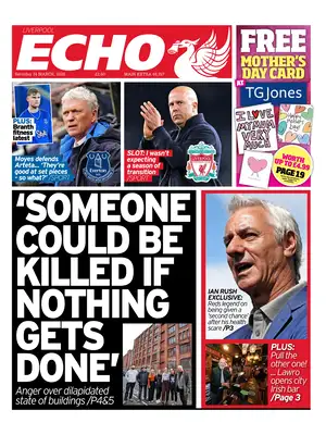 Prima Pagina "Liverpool Echo"
