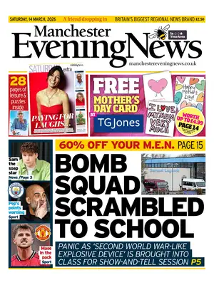 Prima Pagina "Manchester Evening News"