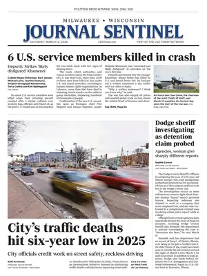 Prima Pagina "Milwaukee Journal Sentinel"